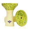 Bee Hookah Phunnel Brown - Half Glazed Apple Green Black