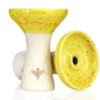 Bee Hookah Phunnel White- Yellow Red