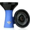 Bee Hookah Phunnel Light Blue - Half Glazed Black White